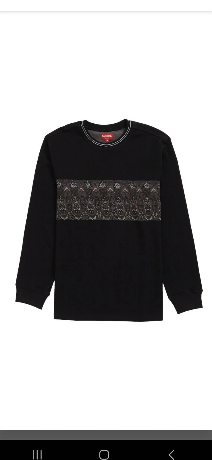 Haut à rayures Supreme Paisley