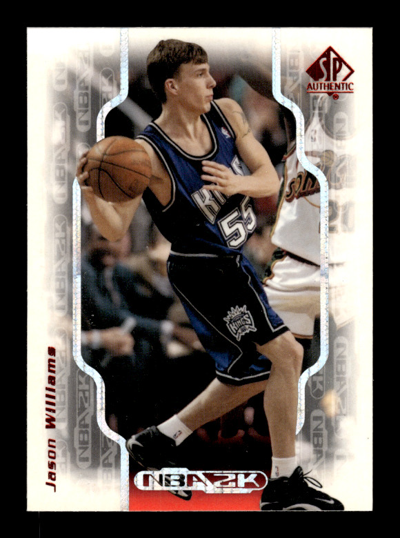 1998-99 Upper Deck SP Authentic NBA 2K # 2K7 Jason Williams Card (B63) Kings