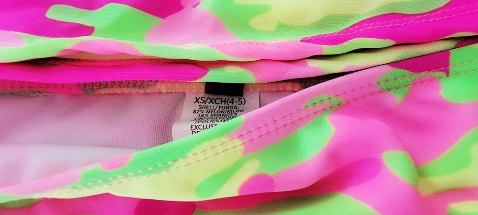 Maiô camuflado rosa feminino OP tamanho 4/5 - Imagem 3 de 4