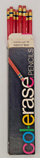 Vintage Faber-Castell Col-Erase Colored Pencils No 1277 Carmine Red 9 UNUSED