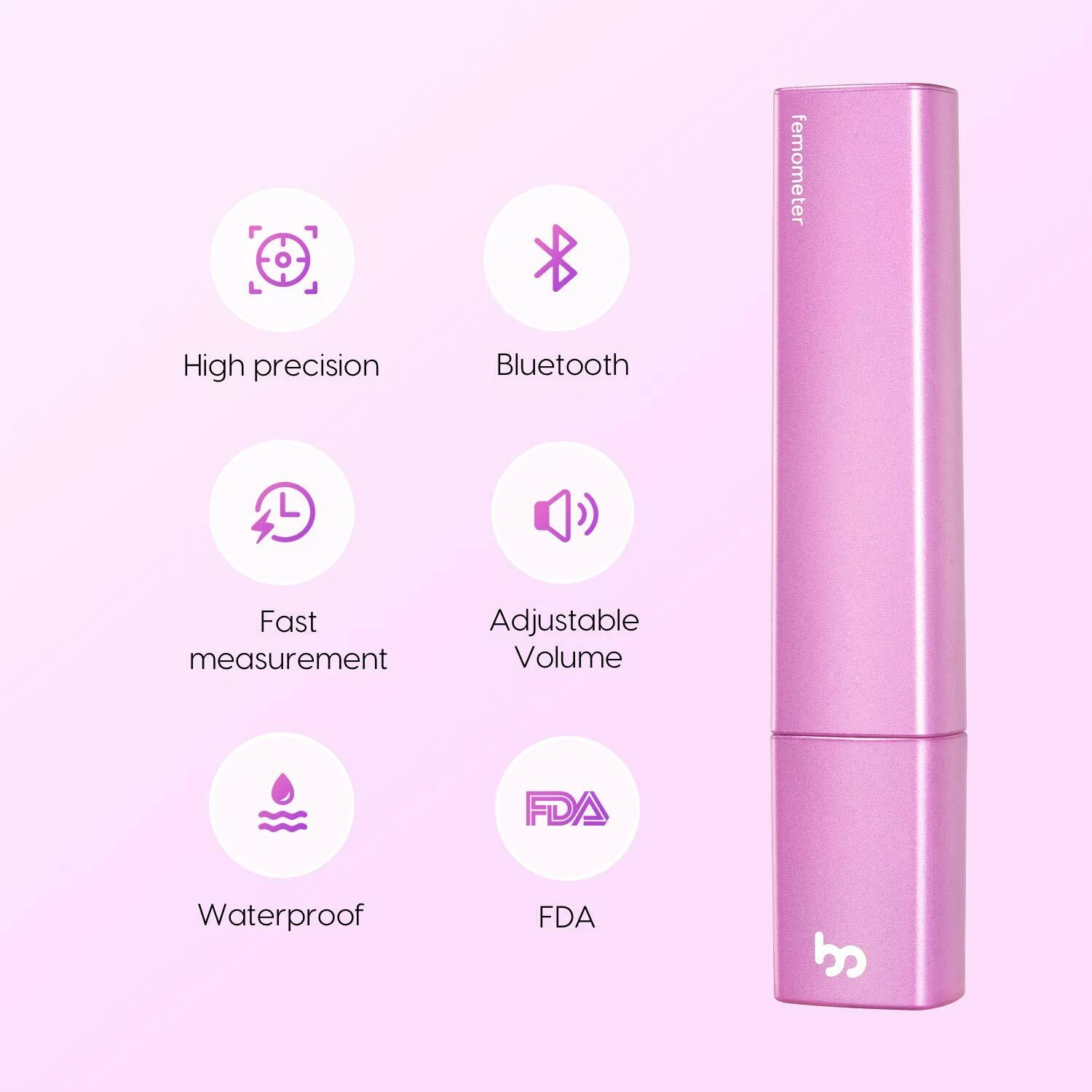 Basal Thermometer for Ovulation, Intelligent Quiet Bluetooth Thermometer Purple
Opens in a new windo