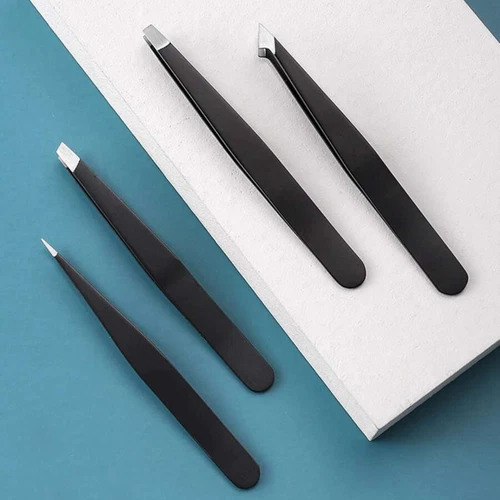 6Pcs Professional Tweezers Multi-Purpose Eyebrow Tweezers & Ingrown Facial Hair - Picture 6 of 23