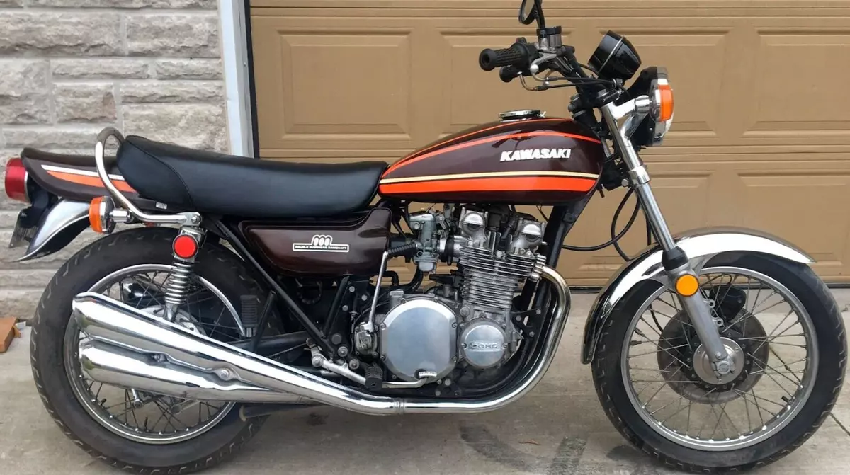 1974 Kawasaki Z1A 900 Complete Decals Pin Striping Decal Set BROWN ORANGE