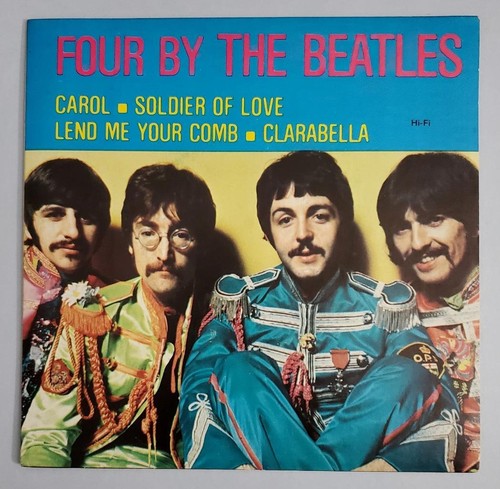 4 By The Beatles UK EP BBC Transcription Service W/ Picture Cover ST-8663 - 第 2/5 張圖片
