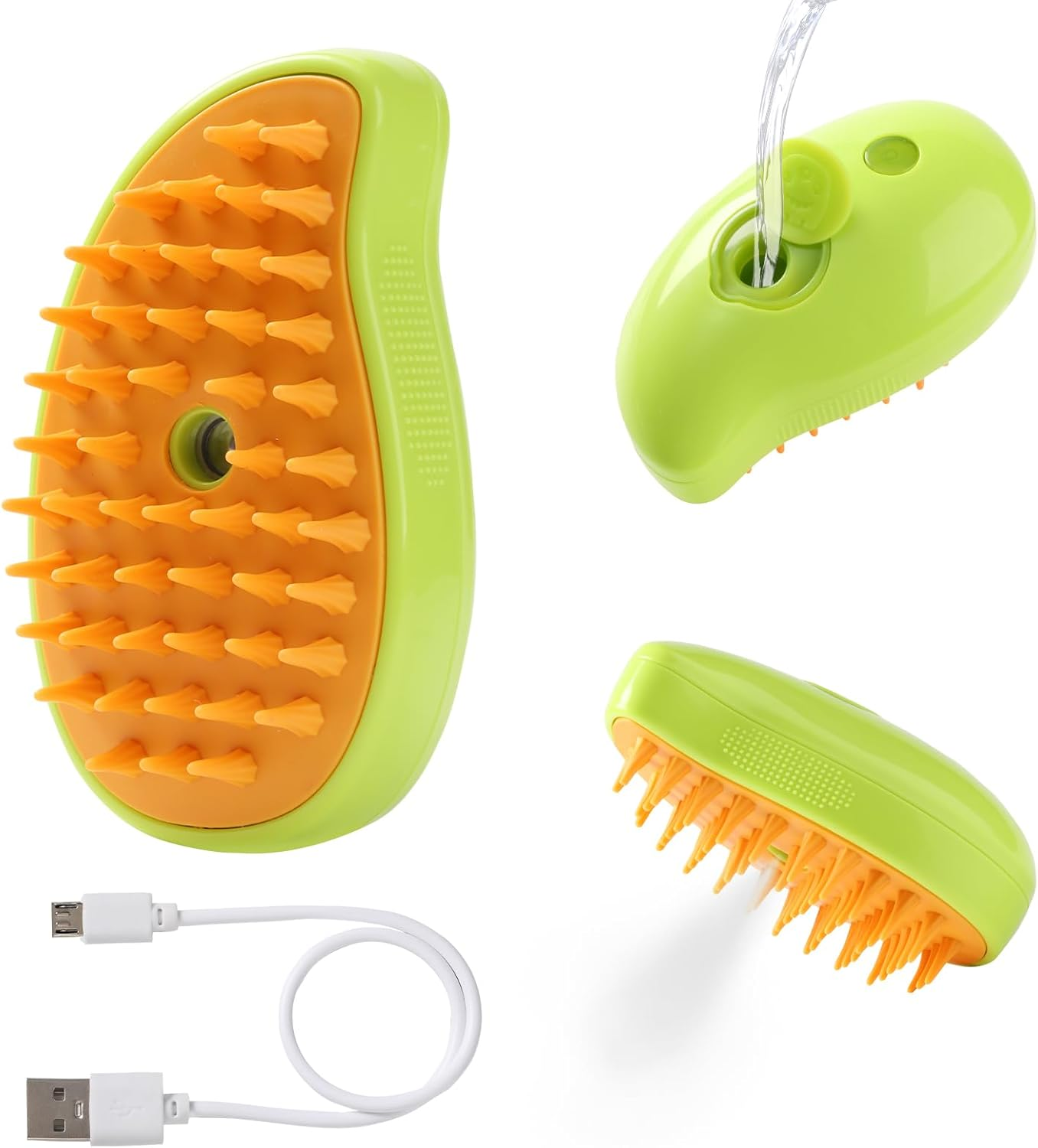Steam Brush for Cats Shedding, Water Brush for Dogs, Spritz Defur Comb, Pet Groo-image