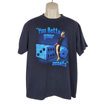 Bette Midler The Divine Miss M T Shirt Mens Large Double Sided Bette Your Assets