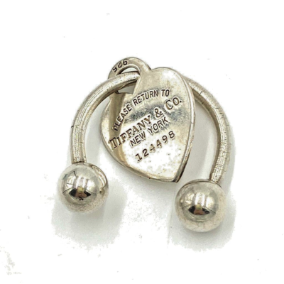 Tiffany & Co. Return to Heart Tag Sterling Silver Key Ring