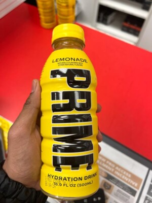Prime Hydration Drink, 16 fl oz - Limited release lemonade flavour