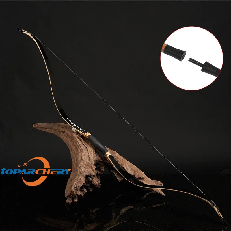 52" 20-50lbs Archery Take-down Recurve Bow Traditional Bow Longbow Youth& Adult - Image 4 of 4