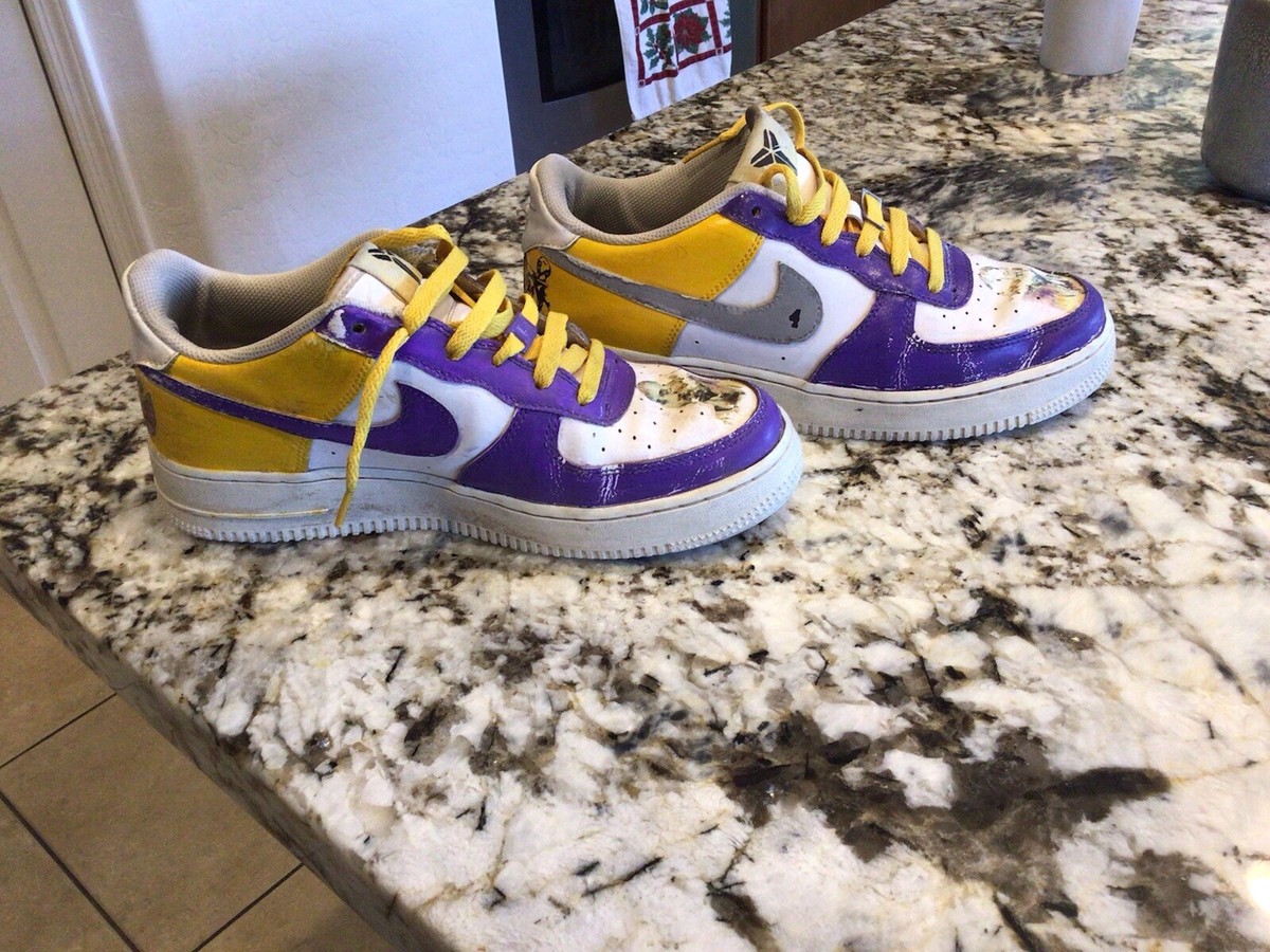 purple and yellow kobe jordans