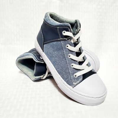 Children's Place Boys Demin Mid Top Sneakers Shoes