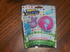 NEW, PEEPS BUNNIES RULE COLOR TWIST BATH BOMB, MARSHMALLOW SCENT
