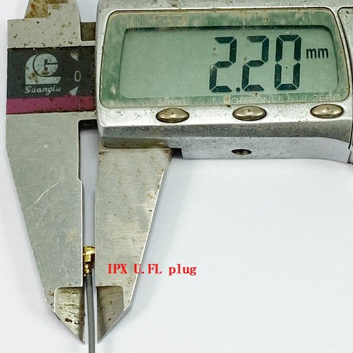 U.FL UFL plug to MMCX female RG178 Pigtail Kable Coaxial Cable IPX IPX1 RF 50ohm - Picture 5 of 7