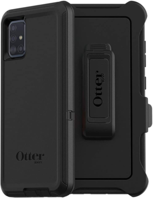 For Samsung Galaxy A51 5G OtterBox Defender Series Cover Black