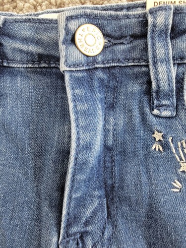 Epic Threads Comet Denim Shorts Girls' 10 Sky Light Wash Zip Fly Button Closure - Picture 5 of 18