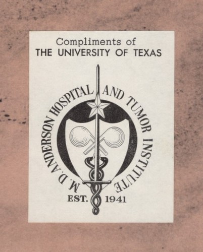 First Twenty Years University Texas M.D. Anderson Hospital Tumor Institute - Picture 2 of 5