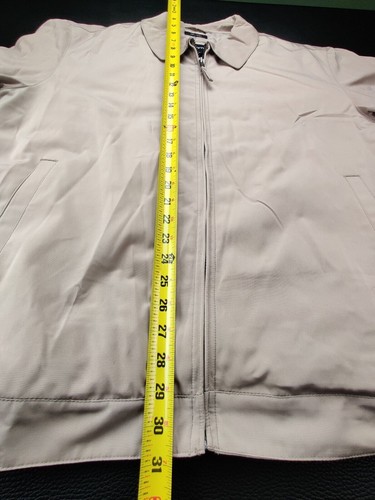 Claiborne Poly Tech Men's XL Limestone Full Zip Long Sleeve Soft Lined Jacket - Picture 7 of 8