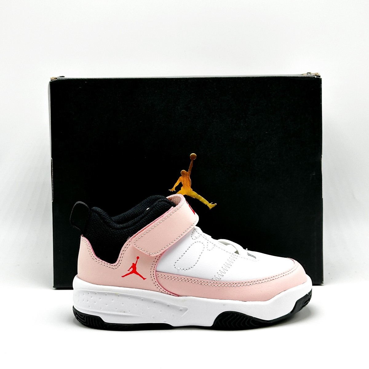 NEW* Pre-School Kids Nike Air Jordan MAX AURA 3 (PS) WHITE / PINK