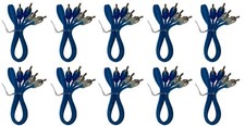 10 x R2RCA18IN 18" 2 channel RCA Cable Shielded Flexible Male-to-Male