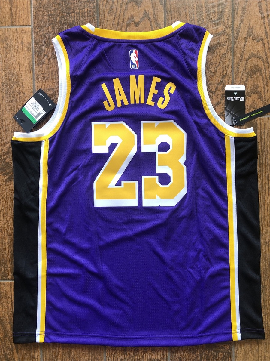 LA Lakers LeBron James Swoosh Statement Edition Swingman LA Lakers LeBron James Swoosh Statement Edition Swingman