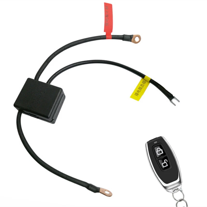 Motorcycle Battery Disconnect Relay Anti-Theft Remote Switch Shut Off Isolat Kit - Image 2 of 4