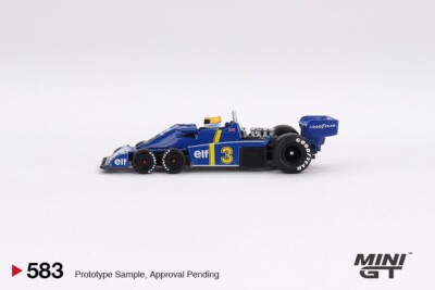Mini GT 1:64 Tyrrell P34 #3 Jody Scheckter 1976 Swedish GP Winner