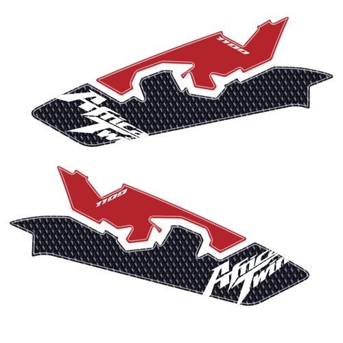 For 2020-2024 Honda CRF1100L Side Fuel Tank Grip Pad Protector Cover Sticker ~ - Picture 2 of 3