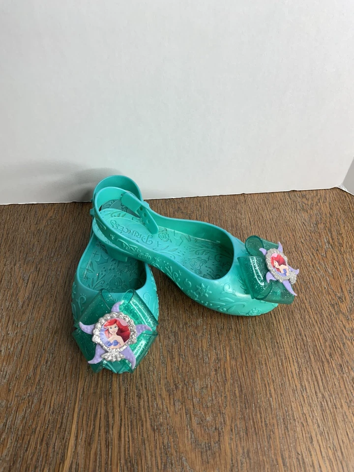 Disney Store The Little Mermaid Princess Ariel Costume Dress Up Play Shoes Girls - Image 2 of 4