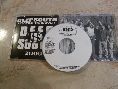 Deep South Hostile Takeover Compilation CD Tape Rare Atlanta Rap VG - Picture 3 of 4