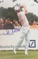 12) Marcel Siem signiert Golf Großfoto Unterschrift Autogramm signed