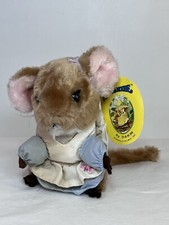 Vintage Dakin 1981 Merry Mouse Priscilla Hillman Plush Stuffed Animal Korea 9"