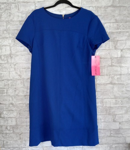 Betsey Johnson Dress Womens 14 Blue Classic Business Career Minimalist