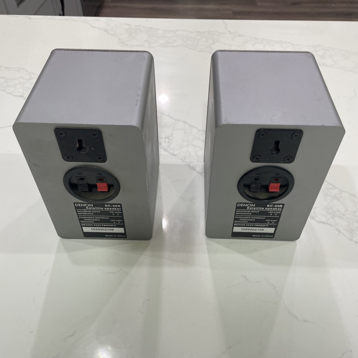 アンプ付スピーカーSC-50 Denon SC-50S Satellite Speakers Pair 100W Max 6 Ohm – Tested