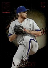 2022 Panini Capstone A.J. Alexy #143 Red Texas Rangers 34D