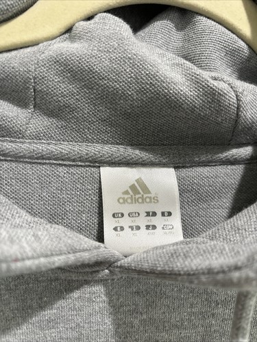Yankees x Adidas vintage big logo hoodie New York baseball XL Gray - Picture 2 of 14