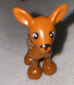 Lego Duplo Forest Farm Zoo Animals Deer Buck Antlers Doe Fawn House Home Set