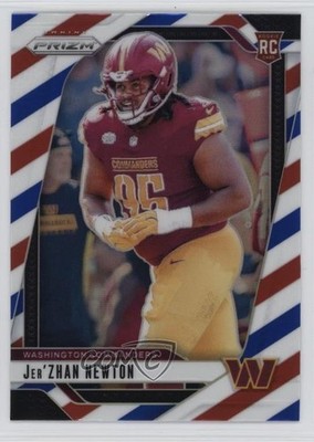 2024 Panini Prizm Rookies Red White & Blue Jer'zhan Newton #351 Rookie RC k2y