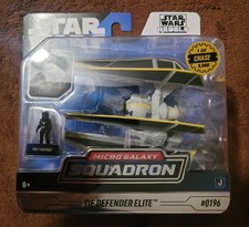 Star Wars Micro Galaxy Squadron TIE Defender Elite CHASE Series 9  1 of 5000