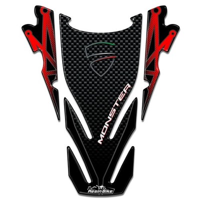 Tankpad Aufkleber 3D kompatibel mit Ducati Monster 696 Schutz