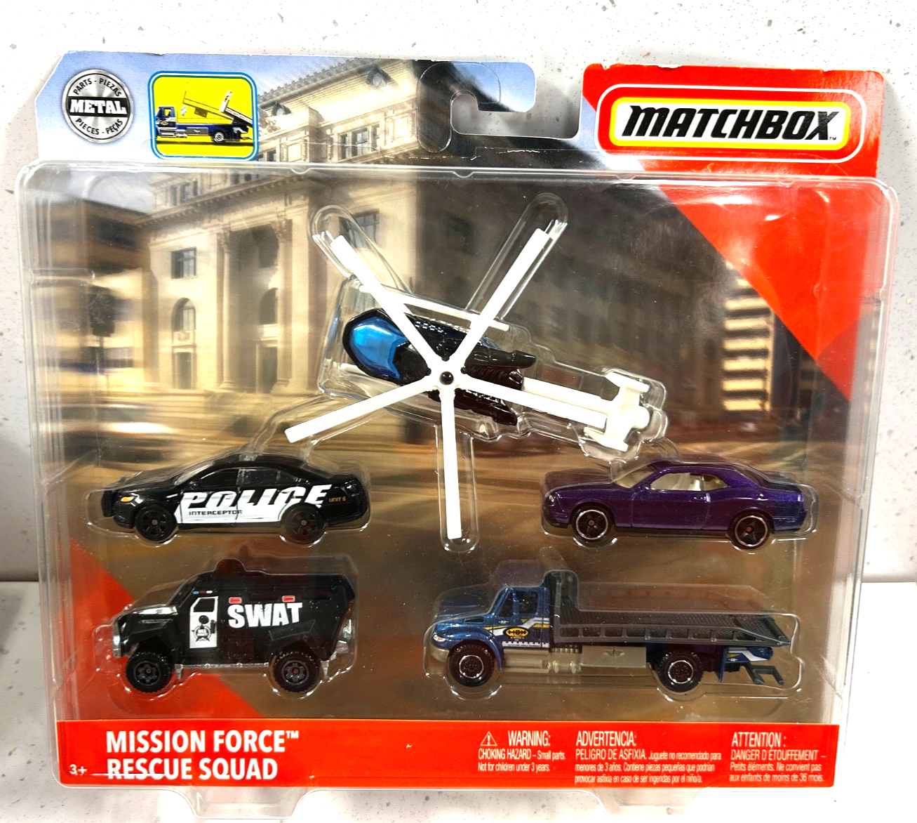 Matchbox - Mission Force Rescue Squad - 5 Vehicle Set - New & Sealed