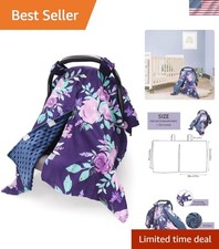 Car Seat Cover Baby, Carseat Covers Baby Boy Girl, Peekaboo Opening Infant Ca...