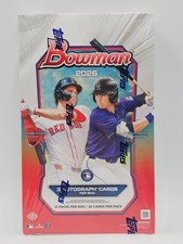 2026 BOWMAN MLB BASEBALL ONE SEALED JUMBO HOBBY BOX 3 AUTOGRAPHS Q4444