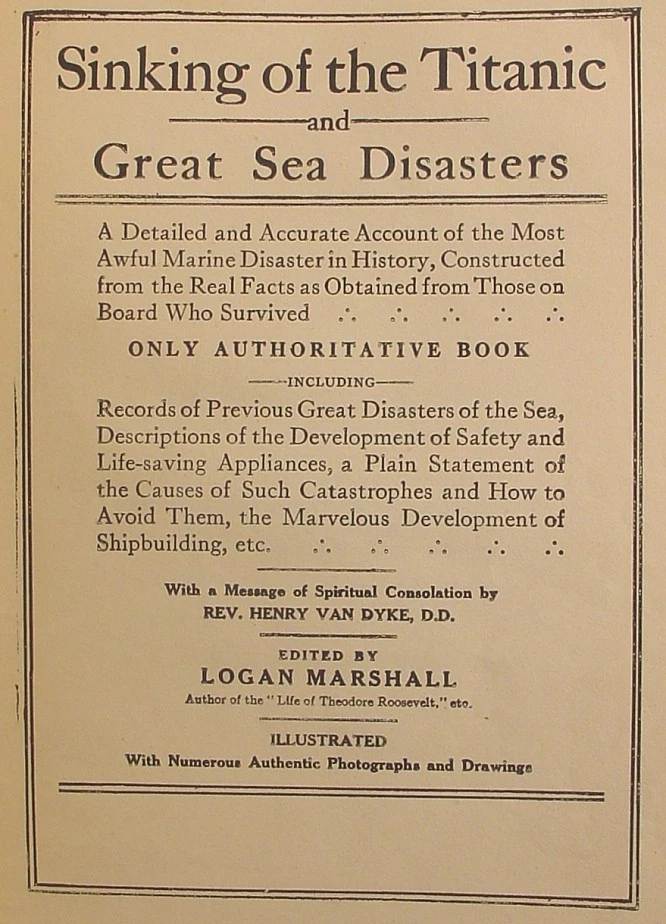 1912 Book SS TITANIC Maritime 1ST EDITION Antique RMS WHITE STAR LINE Carpathia Foto 4 de 4