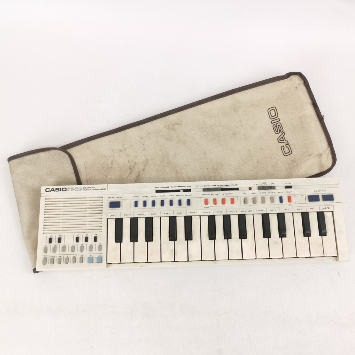 Piano Pt 20 Casio Vintage Casio PT-20 Mini Keyboard Original Bag