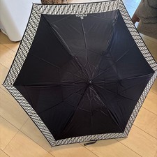 Fendi, Folding Umbrella, Black, White, Zucca pattern, FF Logo, Good product