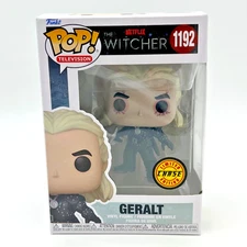 Funko POP! Television Netflix The Witcher GERALT #1192 CHASE with Box Protector