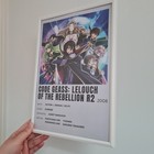 Code Geass Lelouch of the Rebellion R2 Anime Paper Poster A4 (frames available)