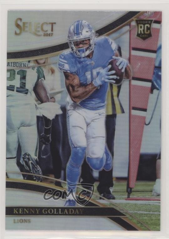 2017 Panini Select Field Level Silver Prizm Kenny Golladay #252 0b3