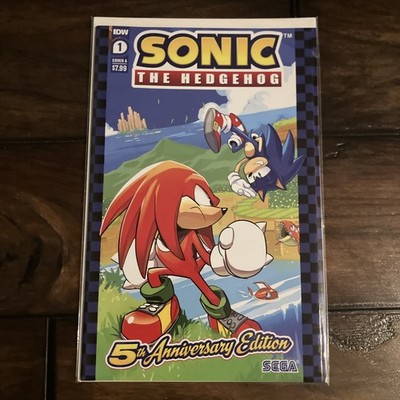 Sonic the Hedgehog #1, 5th Anniversary Ed Cover A-Tyson Hesse (IDW Pub April 23)