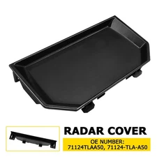 Grille Trim Radar Hole Cover Center Sensor Cover Black For 2020-2022  Honda CR-V